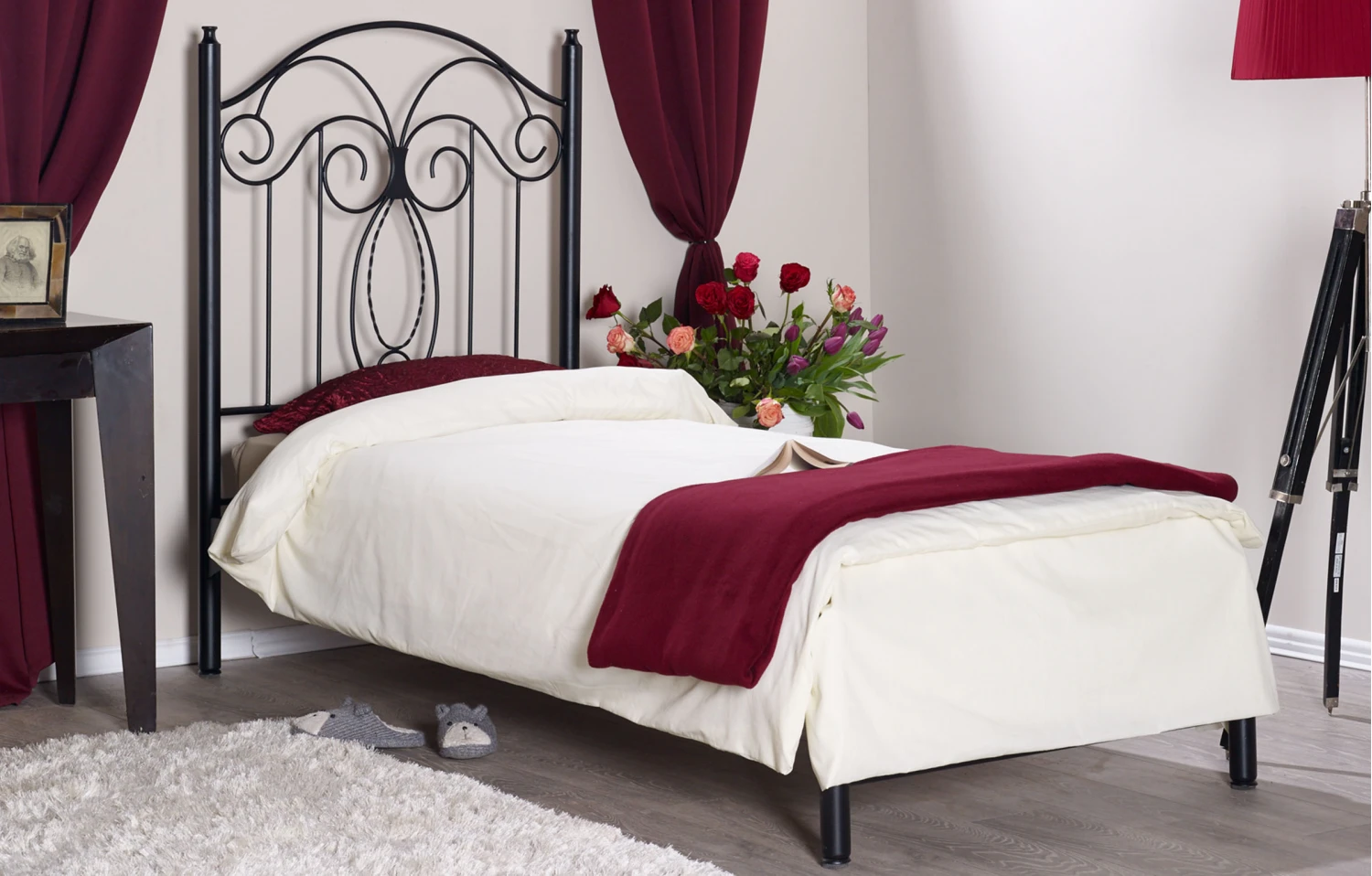 Pat fier forjat Felicia  (cu tablie mica) 900x2000