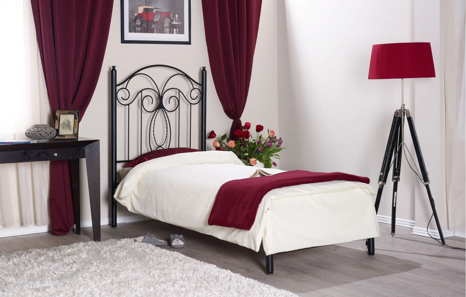 Pat fier forjat Felicia  (cu tablie mica) 900x2000