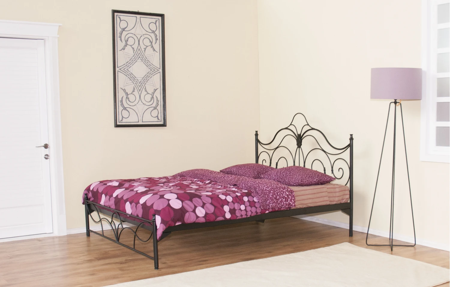 Pat fier forjat Ioana (cu tablie mica) 1200x2000